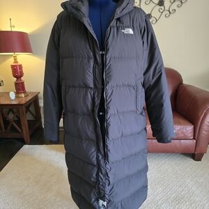 The North Face Triple C Black Long Puffer Coat